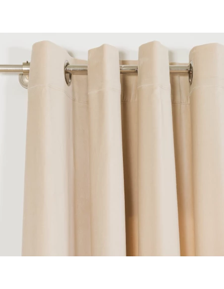 Cortina Terciopelo algodón lisa