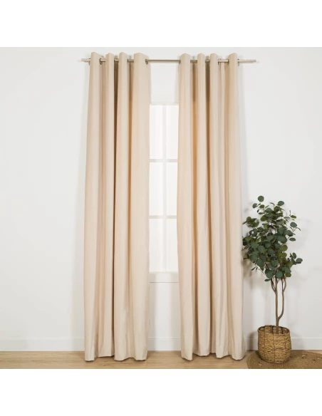 Cortina Terciopelo algodón lisa