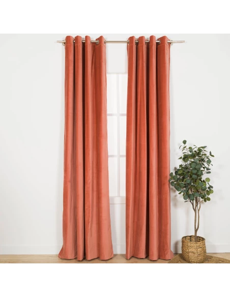 Cortina Terciopelo algodón lisa