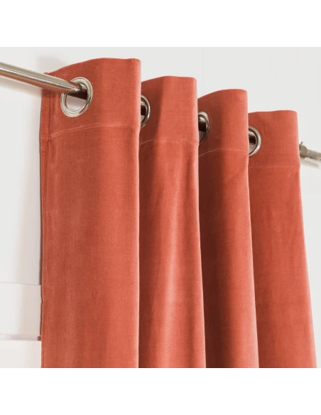 Cortina Terciopelo algodón lisa