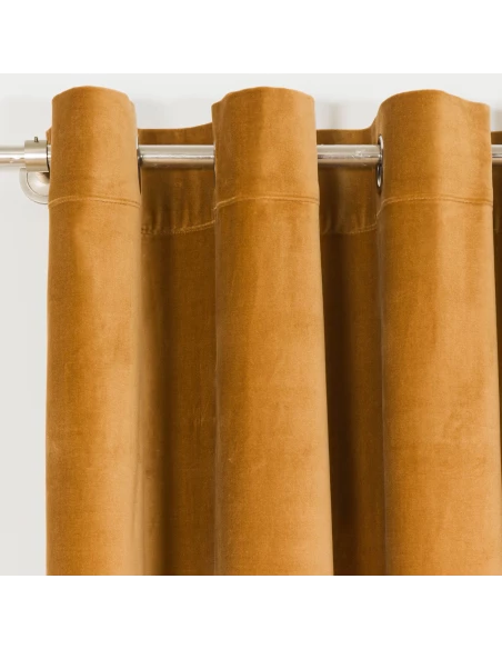 Cortina Terciopelo algodón lisa