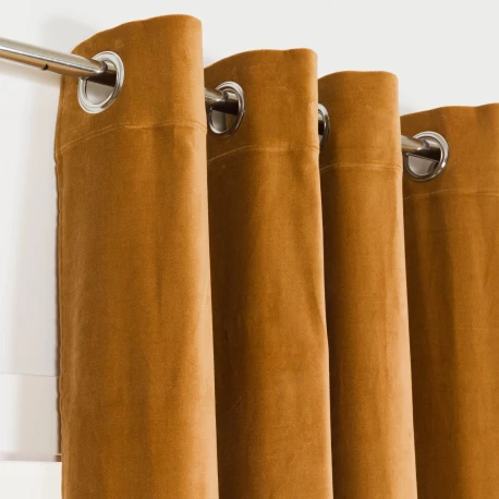 Cortina Terciopelo algodón lisa