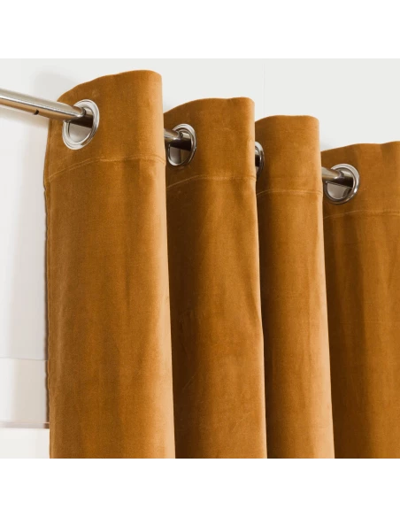 Cortina Terciopelo algodón lisa