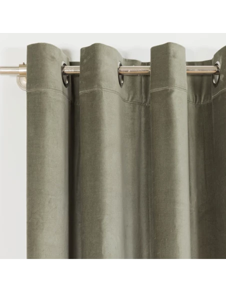 Cortina Terciopelo algodón lisa