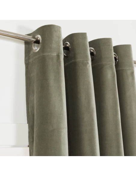 Cortina Terciopelo algodón lisa