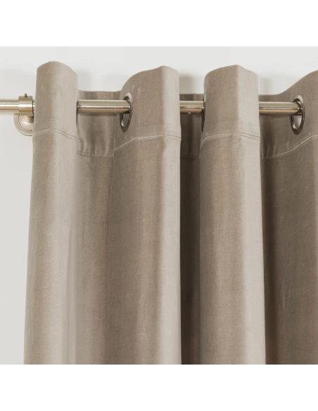 Cortina Terciopelo algodón lisa