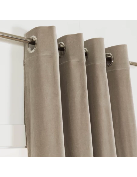 Cortina Terciopelo algodón lisa