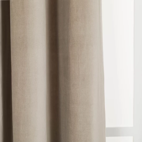 Cortina Terciopelo algodón lisa