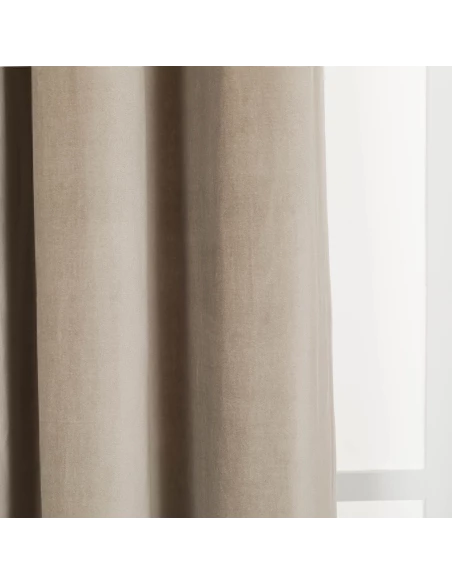 Cortina Terciopelo algodón lisa