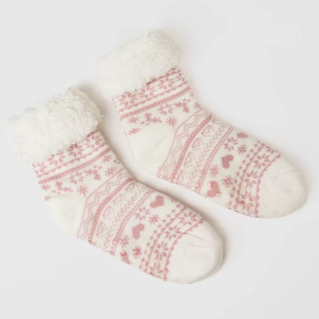 Calcetines mujer Candy malva rosa