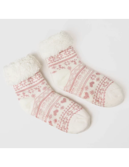 Calcetines mujer Candy malva rosa