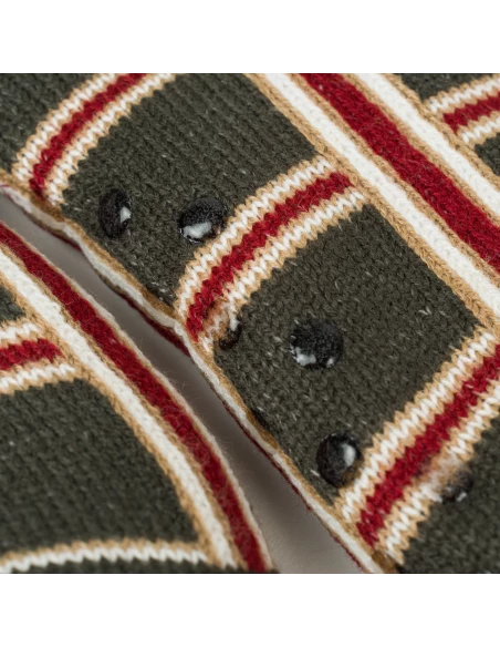 Calcetines mujer Cuadro Nelby verde caceria