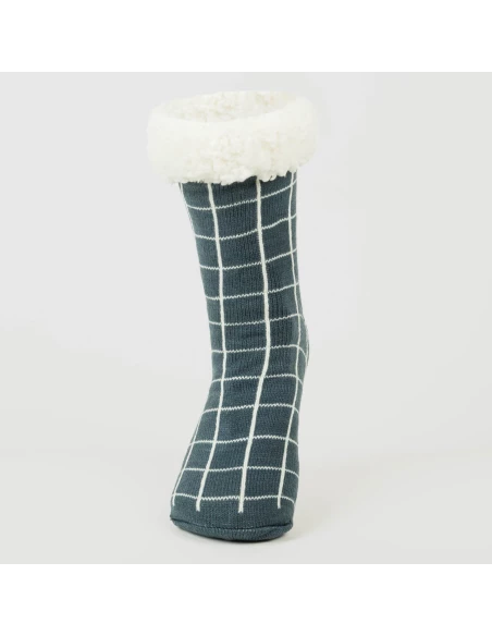 Calcetines hombre Cuadro Pruden azul azafata