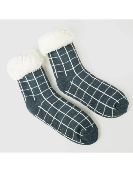 Calcetines hombre Cuadro Pruden azul azafata