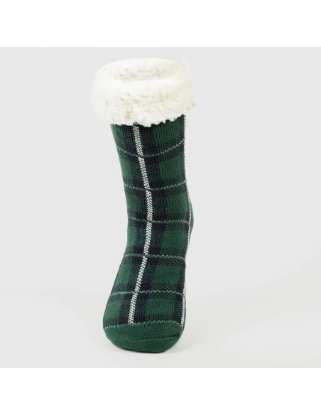 Calcetines hombre Cuadro Ruz azul marino