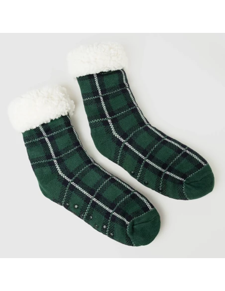 Calcetines hombre Cuadro Ruz azul marino