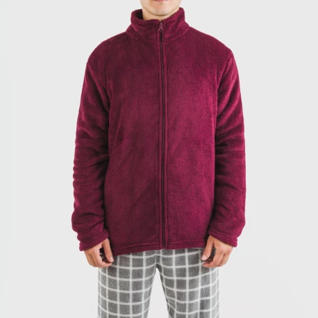 Sudadera coral hombre lisa