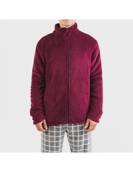 Sudadera coral hombre lisa