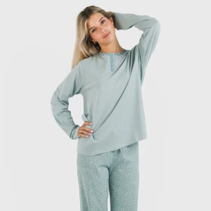 Pijama largo algodón Anita indigo