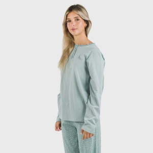 Pijama largo algodón Anita indigo 2