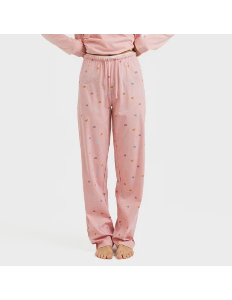 Pijama largo algodón Mapita rosa