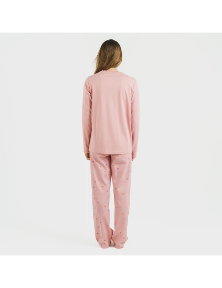Pijama largo algodón Mapita rosa