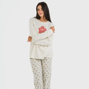Pijama polar Tulina natural 2