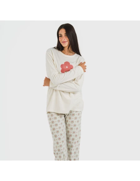 Pijama polar Tulina natural