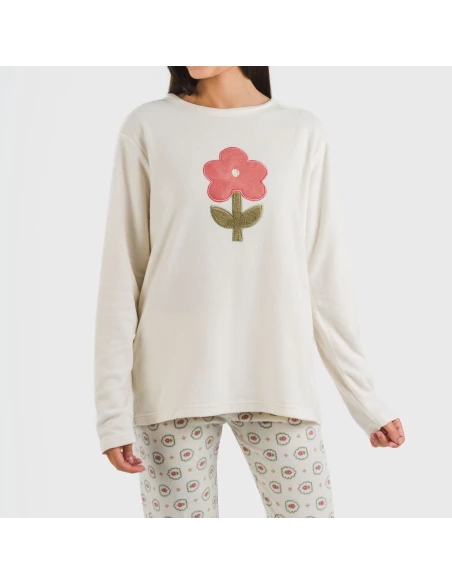 Pijama polar Tulina natural