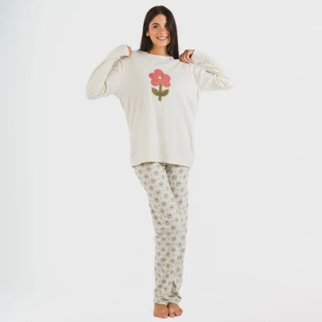 Pijama polar Tulina natural