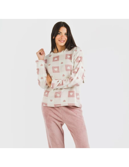 Pijama coral Aurora rosa