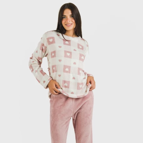 Pijama coral Aurora rosa
