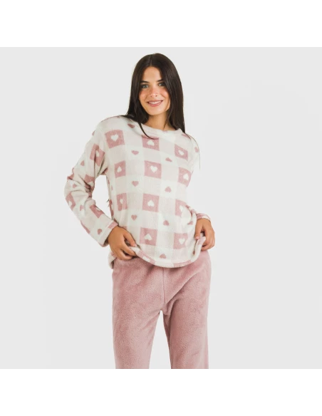 Pijama coral Aurora rosa