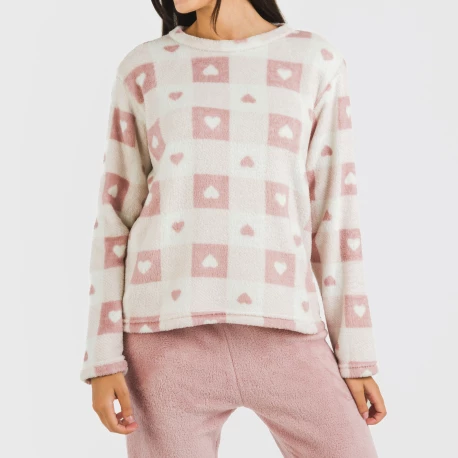 Pijama coral Aurora rosa