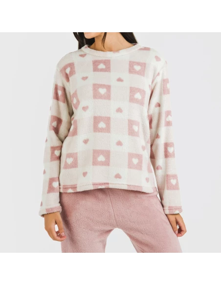 Pijama coral Aurora rosa