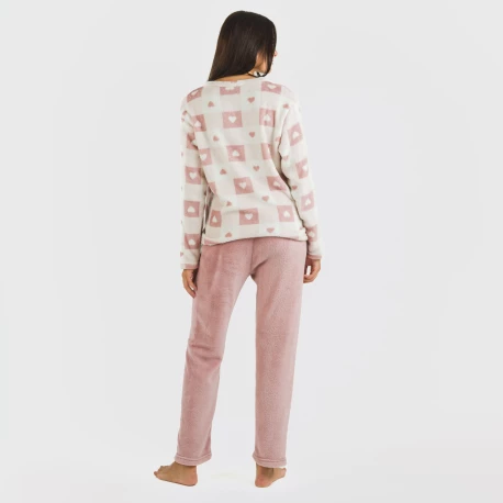 Pijama coral Aurora rosa