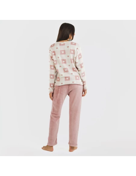 Pijama coral Aurora rosa