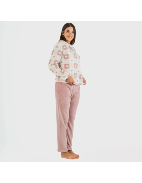 Pijama coral Aurora rosa