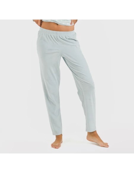 Pijama terciopelo Nemo celeste