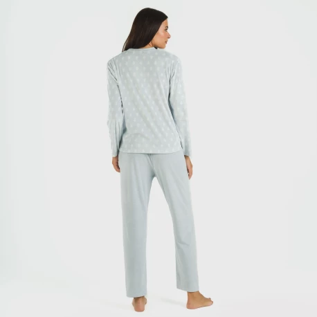 Pijama terciopelo Nemo celeste