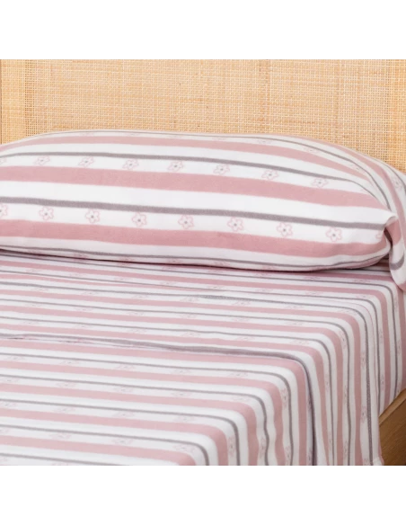 Juego de sábanas pirineo Wilma malva