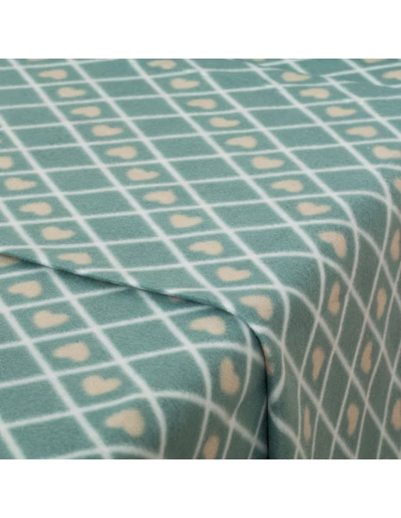 Juego de sábanas pirineo Ilenia verde seco