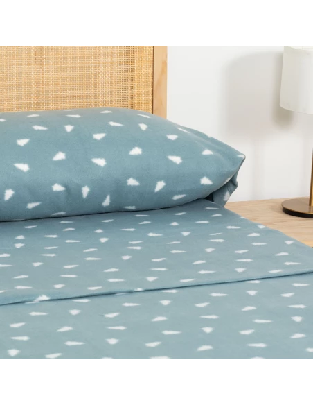 Juego de sábanas pirineo Tree verde tiffany