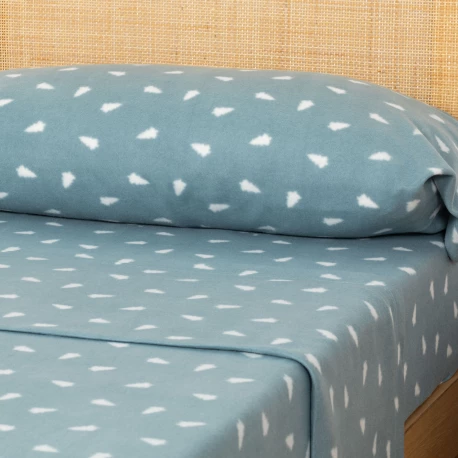 Juego de sábanas pirineo Tree verde tiffany