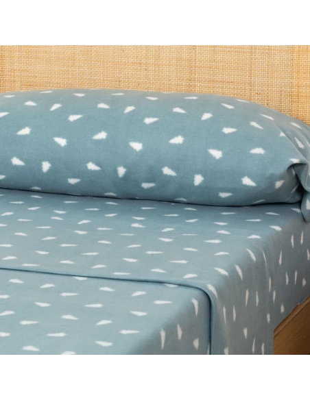 Juego de sábanas pirineo Tree verde tiffany