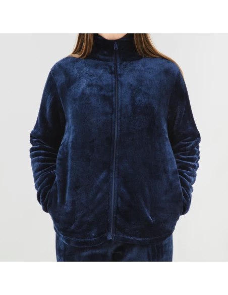 Sudadera terciopelo lisa