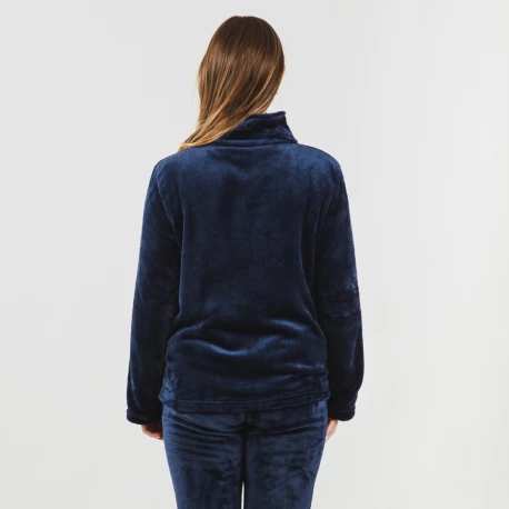 Sudadera terciopelo lisa