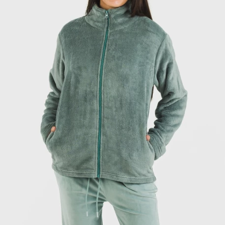 Sudadera terciopelo lisa