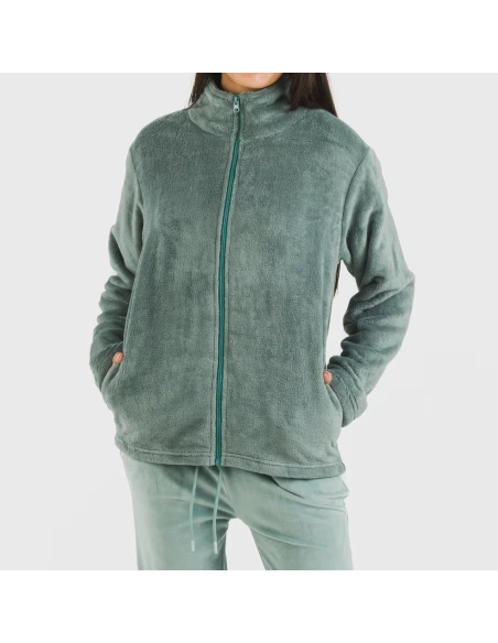 Sudadera terciopelo lisa