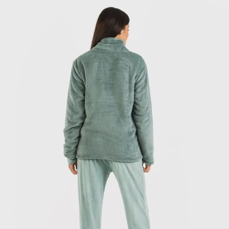 Sudadera terciopelo lisa